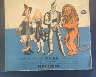 Judy Garland, The Wizard of Oz, 78 RPM record set; Decca