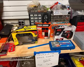 assorted tools and hardware