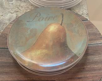 vintage Pier 1 fruit plates