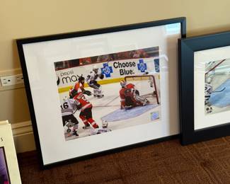 Framed NHL Hockey Photos