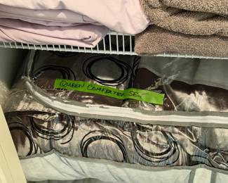 Assorted bed linens