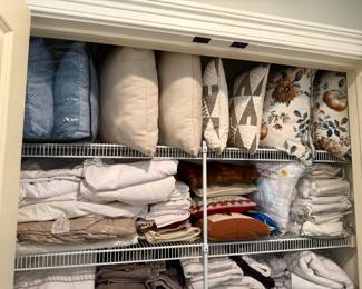 Assorted bed linens
