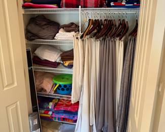 Assorted towels and linens