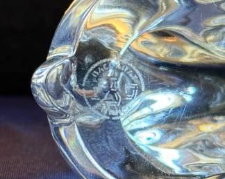 Vintage Baccarat Crystal Bunny