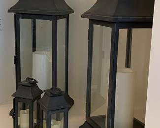 Restoration Hardware Savoy Lanterns