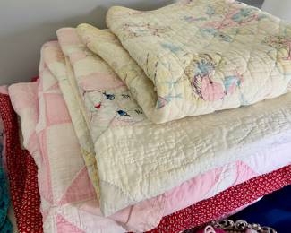 Handmade quilts and baby blankets