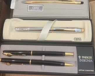 Assorted pen sets