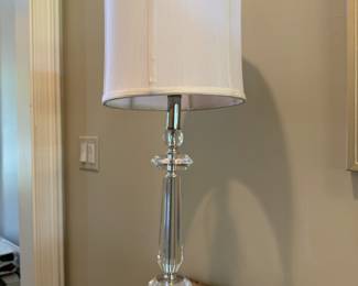 Glass table lamps ( 2 available)