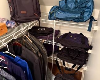 Mens clothing and luggage