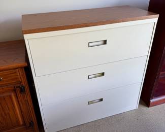 Large 3-drawer file cabinet