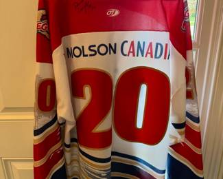 Signed Molson Canadian Jersey