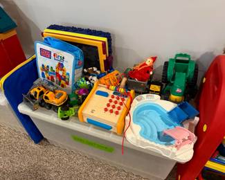 Assorted kids toys