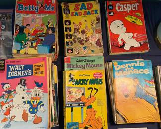 Vintage comic books