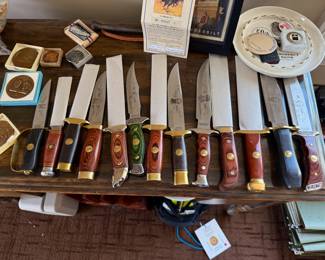 Civil War and Bowie Wild West Collectible knives