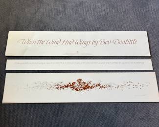 'When the Wind had Wings' unframed Bev Doolittle signed print