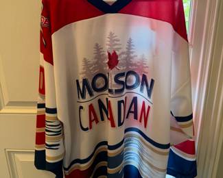 Signed Molson Canadian Jersey