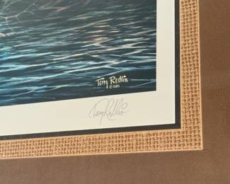 'Stormy Weather' -Tony Redlin signed and framed print
