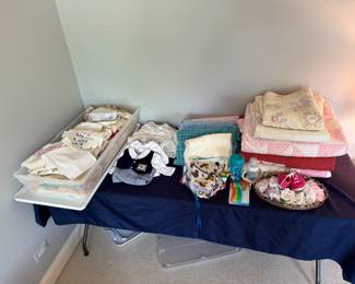 Baby clothes and linens