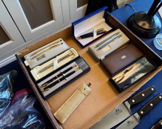 Assorted pen sets