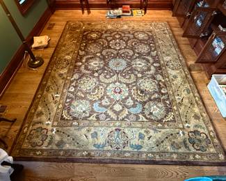 Bashian- India Newbury handmade area rug; 8x10, 100% wool pile