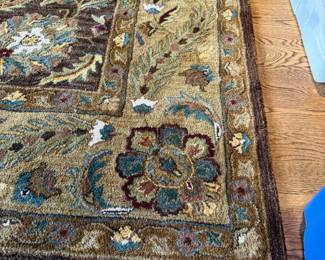Bashian- India Newbury handmade area rug; 8x10, 100% wool pile