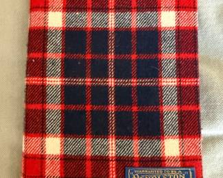 Pendleton plaid wool notepad cover