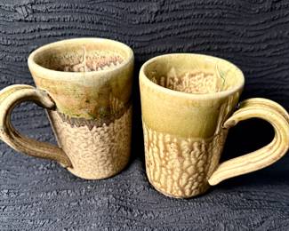 Pottery mugs