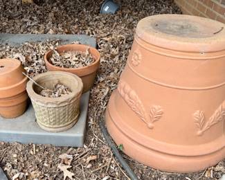 Clay pots