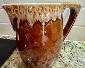 McCoy brown drip pitcher