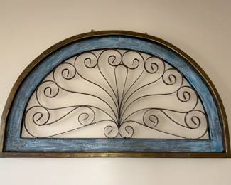Wood and metal wall decor