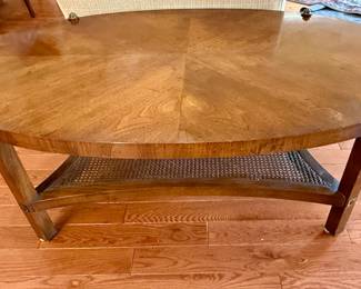 MCM oval coffee table