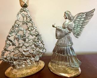 International Silver plated candle holders