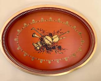 Vintage metal tray