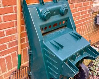 Plastic wheel barrow