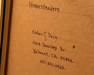 Watercolor art by Esther S. Pava 