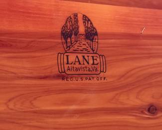 Colonial Low-Boy- 'The Roxbury' vintage Queen Anne mahogany cedar chest by the Lane Company, Altavista 