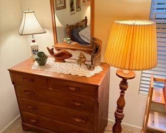 5 drawer dresser with mirror by Broyhill.