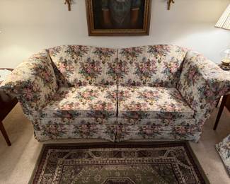 Floral sofa