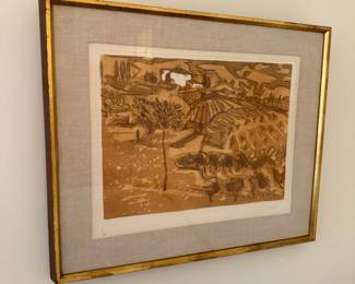 Framed Art by Briar, signed and numbered