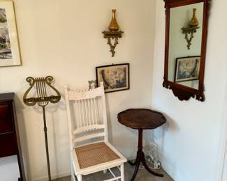antique pie crust side table