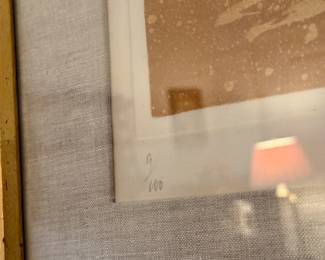 Framed Art by Briar, signed and numbered