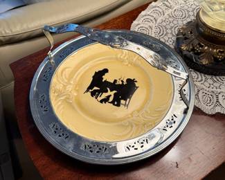 Provincial Ware silhouette plate