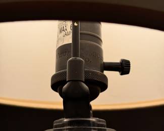 MCM acrylic table lamp