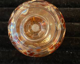 Art Glass paperweight by JR Grossman, signed, 1997