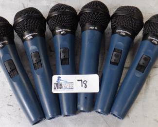 LOT OF 6 AUDIO TECHNICA MB 1K MICS