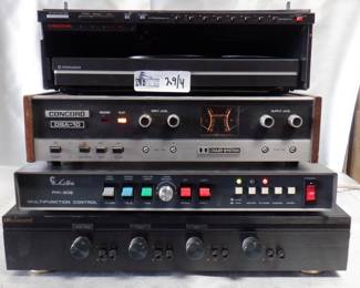 LOT OF 4 ELECTRONICS INCLUDING CONCORD DBA-10. PIONEER , RUSSOUND, CS LILEN