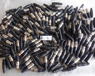LOT NEUTRIK CONNECTORS FEMALE XLR 3 PIN APPX 150 PIECES	