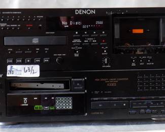 LOT OF 2 ELECTRONICS INCLUDING DENON DN-T625, SONY X33ES