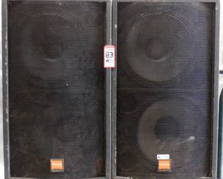 LOT OF 2 E&M MODEL CSB SPEAKERS (41X24X26)