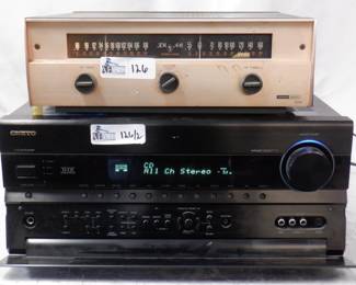 LOT OF 2 ELECTRONICS INCLUDING ONKYO TX-NR807 RECEIVER, HARMAN KARDON T230